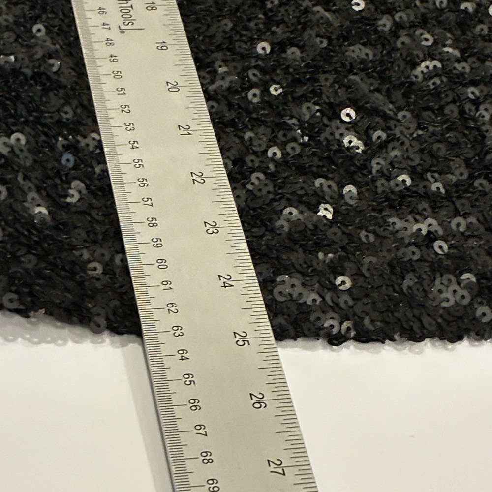 BARDOT Black Sequin Cocktail Glam Cami Sleeveless Top Size 10/L Party Event - Picture 10 of 11